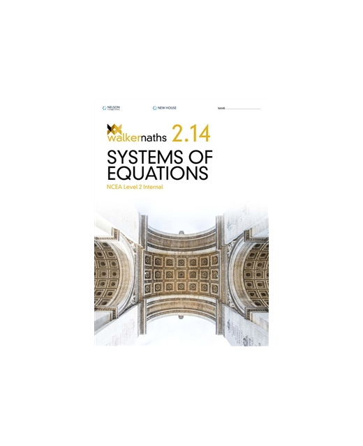 WALKER MATHS 2.12 SYSTEMS OF EQUATIONS LEVEL 2