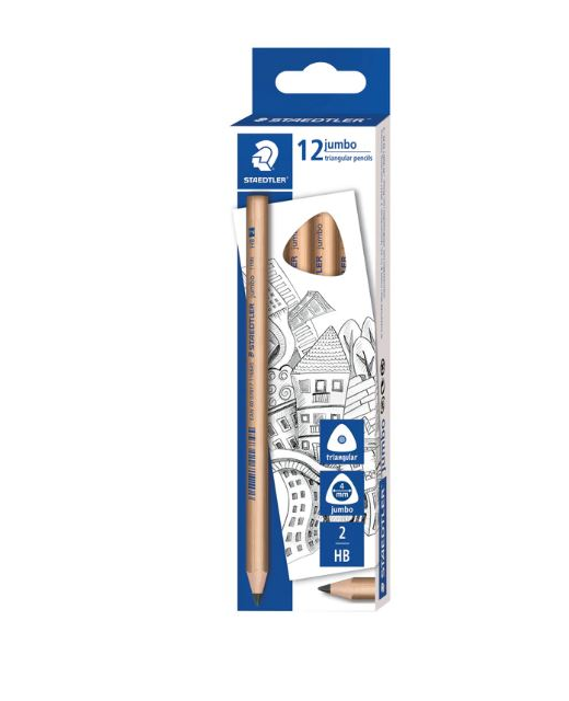 Colour Pencils Staedtler Natural Jumbo 12 Pack