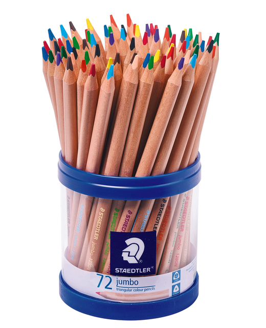 Colour Pencils Staedtler Natural Jumbo 72 Cup