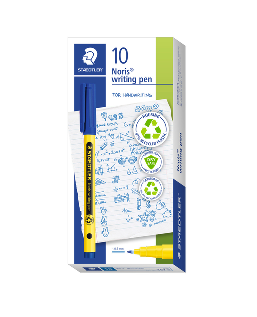 Pen Noris Fine Writing Blue 10 Pack