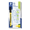 Noris Fine Writing Pen Black 10 Pack