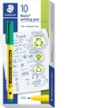 Fine Writing Pen Noris Green 10 Pack