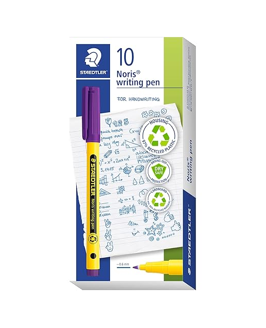 Fine Writing Pen Noris Purple 10 Pack