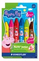 Peppa Pig Crayons Wax Noris Junior 6 Pack