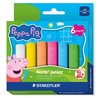 Peppa Pig Sidewalk Chalk Noris Junior 6 Pack