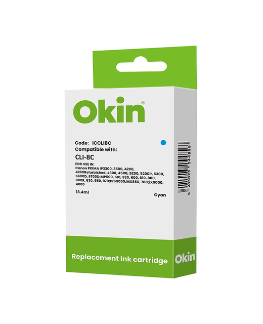 OKIN Compatible Canon CLI8 Cyan Ink Cartridge