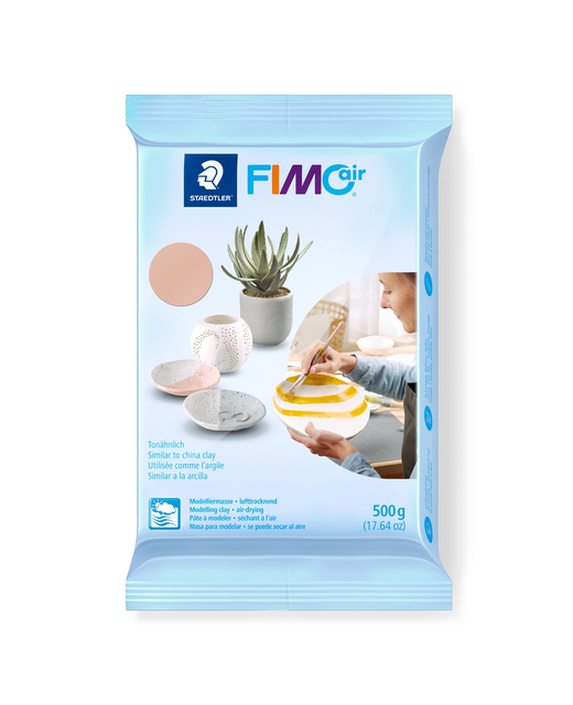 Modelling Clay Staedtler FIMOair Air Dry Pale Pink 500G