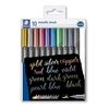 Metallic Brush Pens Staedtler 1-6mm Assorted 10 Pack