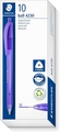 Triangular Medium Ball Pen 1.0mm Staedtler Violet Box of 10