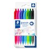 Ball Pen Staedtler Triangular Medium 1.0mm Assorted Pack of 8
