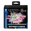 Pigment Arts Brush Pen Pastel Staedtler Assorted Pack of 12