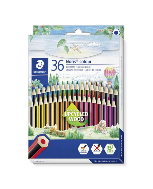 Coloured Pencils Staedtler Noris Assorted Pack of 36