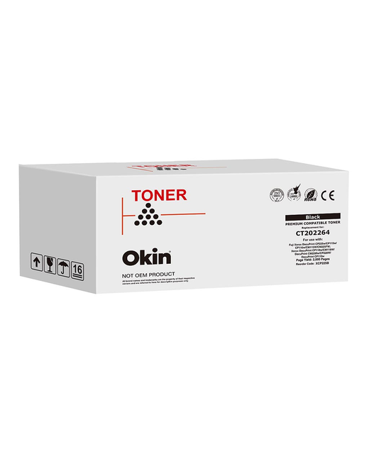 OKIN Compatible Fuji Xerox CT202264 Black Toner Cartridge