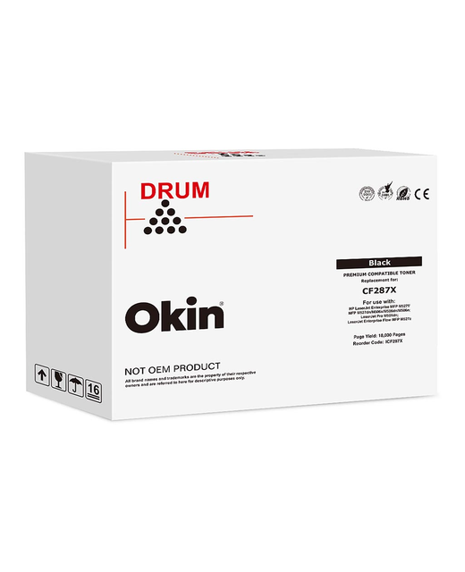 OKIN Compatible HP CF287X Black Toner Cartridge