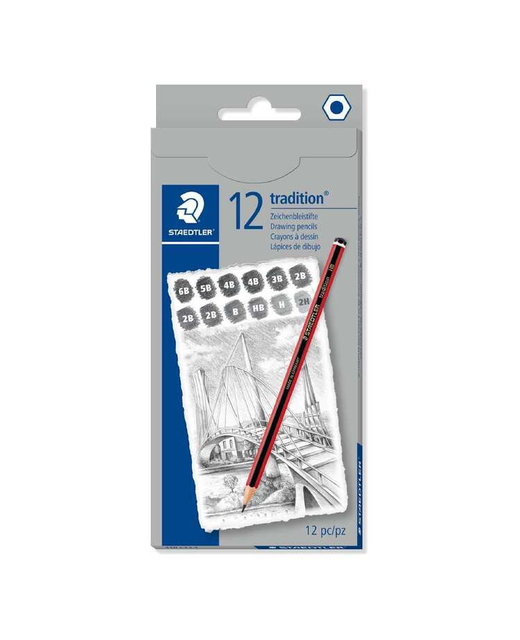 Graphite Pencil Set Staedtler Tradition Pack of 12