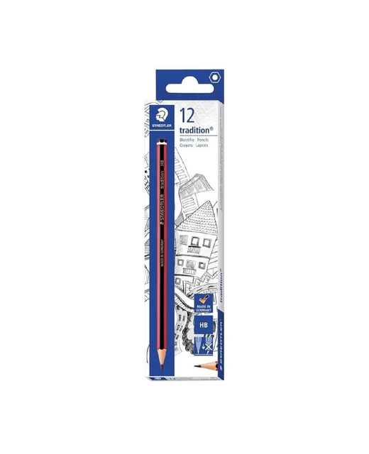 Graphite Lead Pencils Staedtler Tradition HB Box of 12