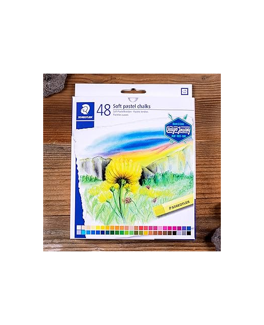 Soft Pastel Chalk Staedtler Design Journey Assorted Box of 48