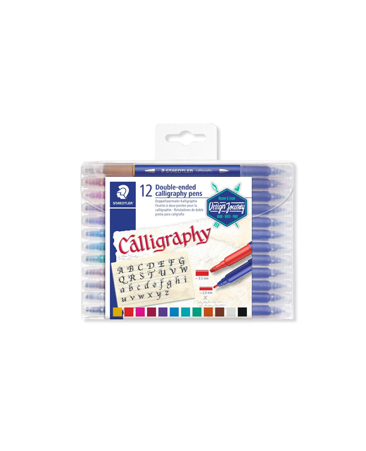 Double-ended Calligraphy Pens Staedtler Design Journey Assorted Pack of 12