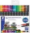 Double-ended Permanent Pens Staedtler Design Journey Assorted Pack of 18