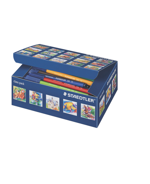 Fibre-tip Pens Staedtler Noris 326 1.0mm Assorted Box of 100