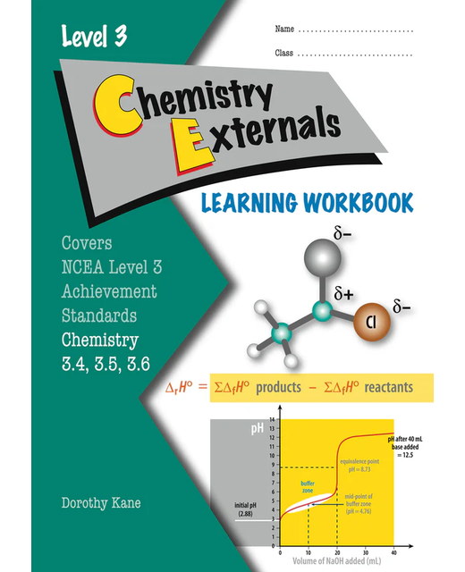 LWB Level 3 Chemistry Externals 3.4, 3.5, 3.6 Learning Workbook