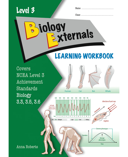 LWB Level 3 Biology Externals 3.3, 3.5, 3.6 Learning Workbook