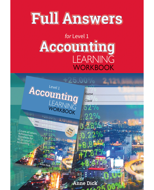 LWB Full Answers for Level 1 Accounting Learning Workbook