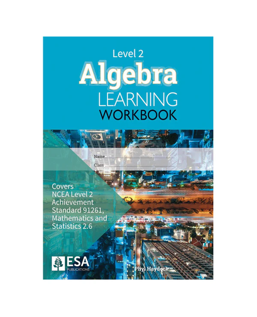 LWB Level 2 Algebra 2.6 Learning Workbook
