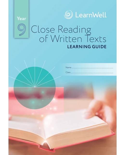 LG Year 9 Close Reading of Written Texts Learning Guide
