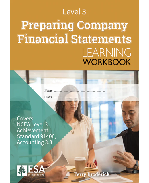 LWB Level 3 Preparing Company Financial Statements 3.3 Learning Workbook