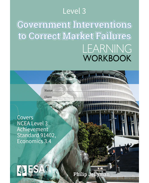 LWB Level 3 Government Interventions to Correct Market Failures 3.4 Learning Workbook