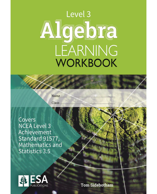 LWB Level 3 Algebra 3.5 Learning Workbook