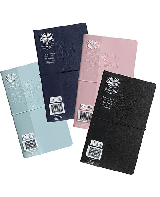 SPIRAX PLATINUM JOURNAL 210 X 120MM ASSORTED
