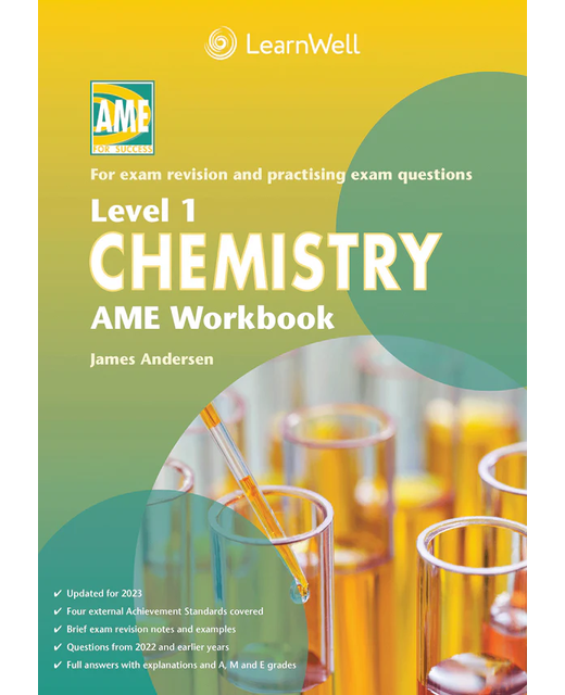 AME NCEA Level 1 Chemistry Workbook 2023