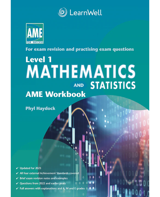 AME NCEA Level 1 Mathematics and Statistics Workbook 2023