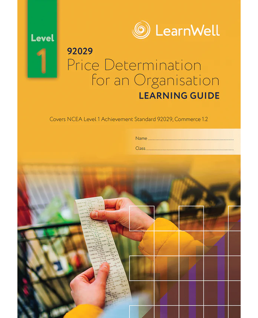 LG 92029 Price Determination for an Organisation Learning Guide