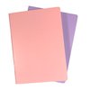 LEDAH PASTELS A5 NOTEBOOK 2 PACK PINK AND PURPLE
