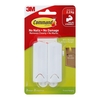 COMMAND PICTURE HANGER 17041 LARGE WHITE WIRE-BACKED PACK OF 2