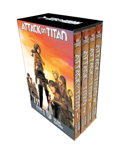 Attack on Titan Season 1 Part 1 Manga Box Set
