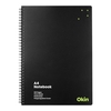 OKIN SPIRAL NOTEBOOK A4 PP COVER BLACK 120Pgs