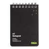 OKIN  SPIRAL NOTEBOOK A7 96PGS PP COVER BLACK