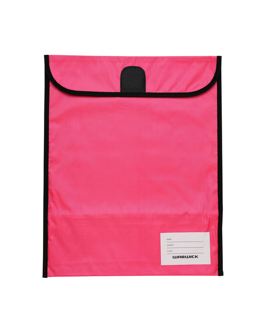 WARWICK HOMEWORK BAG LARGE FLUORO PINK