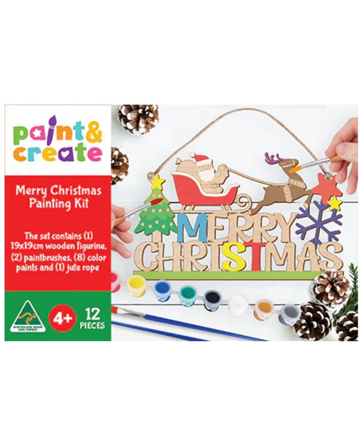 PAINT & CREATE MERRY CHRISTMAS