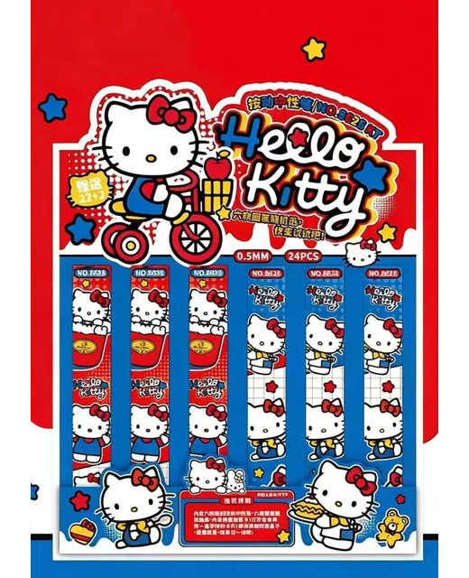 Hello Kitty Themed Retractable Pens 
