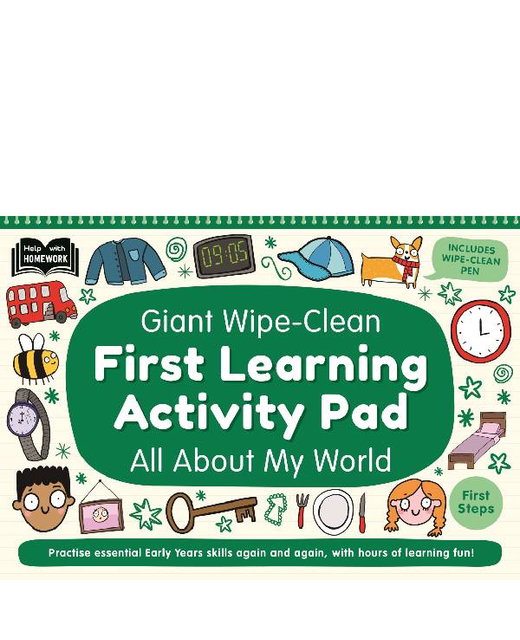 GIANT WIPE CLEAN ALL ABOUT WORDS ACTIVITY PAD