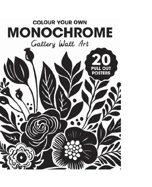 COLOUR YOUR OWN MONOCHROME GALLERY WALL ART