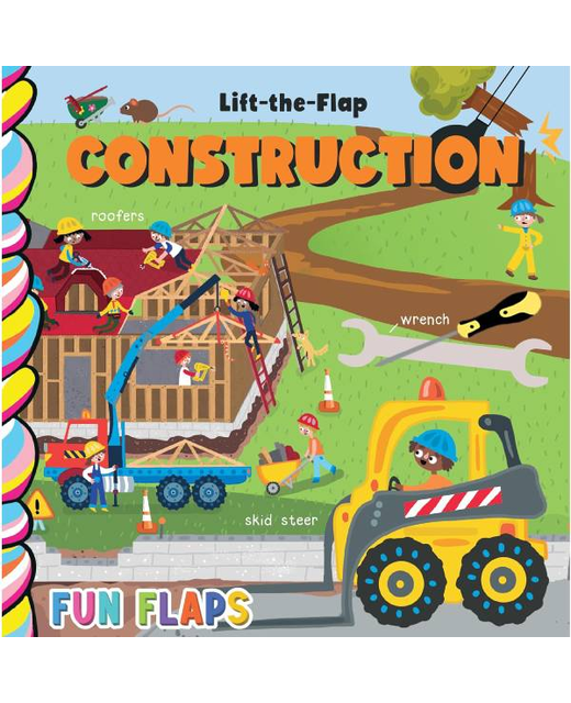 CONSTRUCTION FUN FLAPS BOARD BOOK