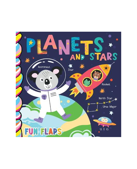 PLANETS AND STARS FUN FLAPS BOARD BOOK