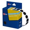 AVERY DISPENSER A LABELS  DOTS BLACK 14MM