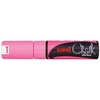 UNI CHALK MARKER 8MM CHISEL TIP PINK